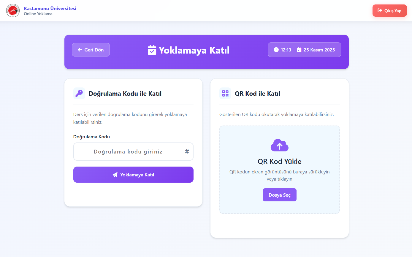 Doğrulama Kodu Ekranı